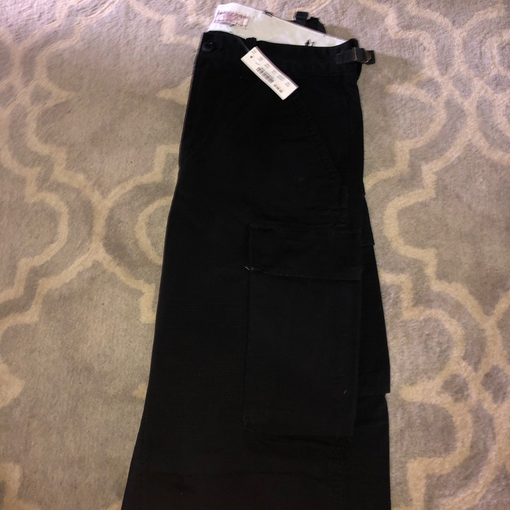 Wallace and Barnes Black Cargo Pants